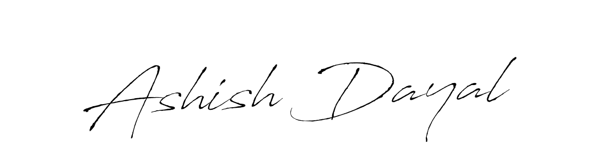 Create a beautiful signature design for name Ashish Dayal. With this signature (Antro_Vectra) fonts, you can make a handwritten signature for free. Ashish Dayal signature style 6 images and pictures png