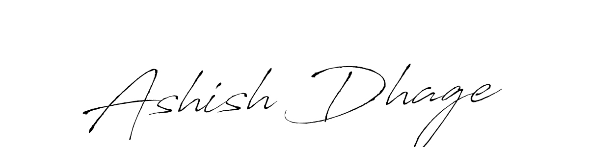 Ashish Dhage stylish signature style. Best Handwritten Sign (Antro_Vectra) for my name. Handwritten Signature Collection Ideas for my name Ashish Dhage. Ashish Dhage signature style 6 images and pictures png