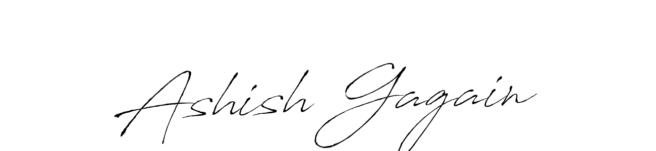 Make a short Ashish Gagain signature style. Manage your documents anywhere anytime using Antro_Vectra. Create and add eSignatures, submit forms, share and send files easily. Ashish Gagain signature style 6 images and pictures png