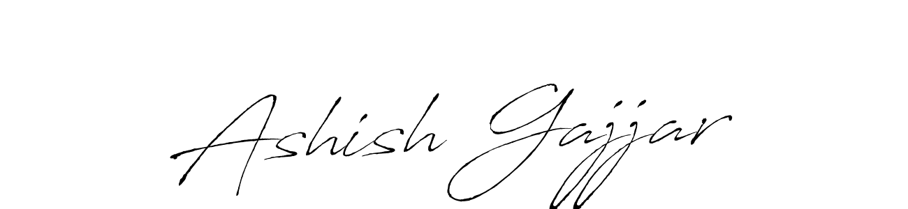 Design your own signature with our free online signature maker. With this signature software, you can create a handwritten (Antro_Vectra) signature for name Ashish Gajjar. Ashish Gajjar signature style 6 images and pictures png