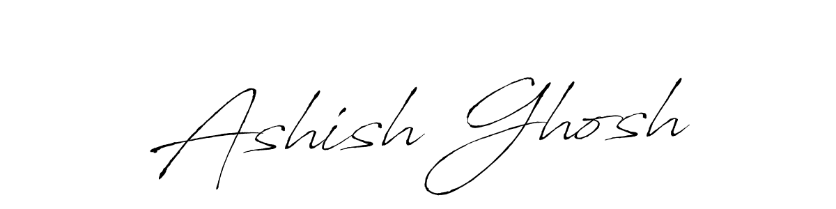 Design your own signature with our free online signature maker. With this signature software, you can create a handwritten (Antro_Vectra) signature for name Ashish Ghosh. Ashish Ghosh signature style 6 images and pictures png
