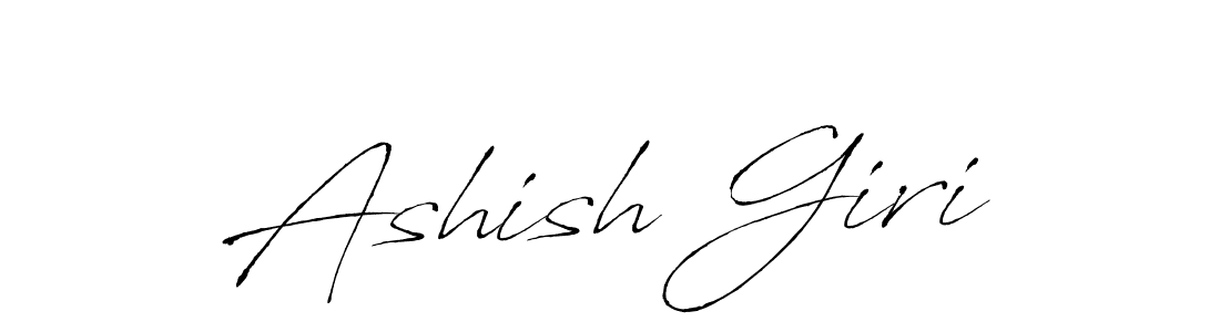 Design your own signature with our free online signature maker. With this signature software, you can create a handwritten (Antro_Vectra) signature for name Ashish Giri. Ashish Giri signature style 6 images and pictures png