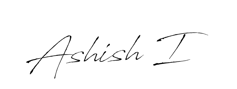 How to make Ashish I name signature. Use Antro_Vectra style for creating short signs online. This is the latest handwritten sign. Ashish I signature style 6 images and pictures png