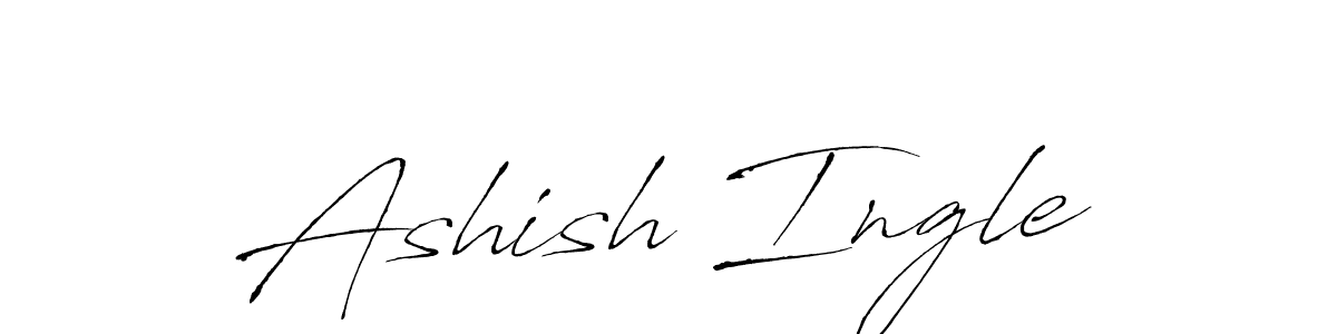 Create a beautiful signature design for name Ashish Ingle. With this signature (Antro_Vectra) fonts, you can make a handwritten signature for free. Ashish Ingle signature style 6 images and pictures png