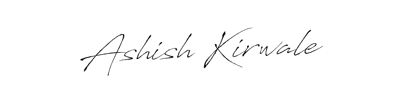 Antro_Vectra is a professional signature style that is perfect for those who want to add a touch of class to their signature. It is also a great choice for those who want to make their signature more unique. Get Ashish Kirwale name to fancy signature for free. Ashish Kirwale signature style 6 images and pictures png