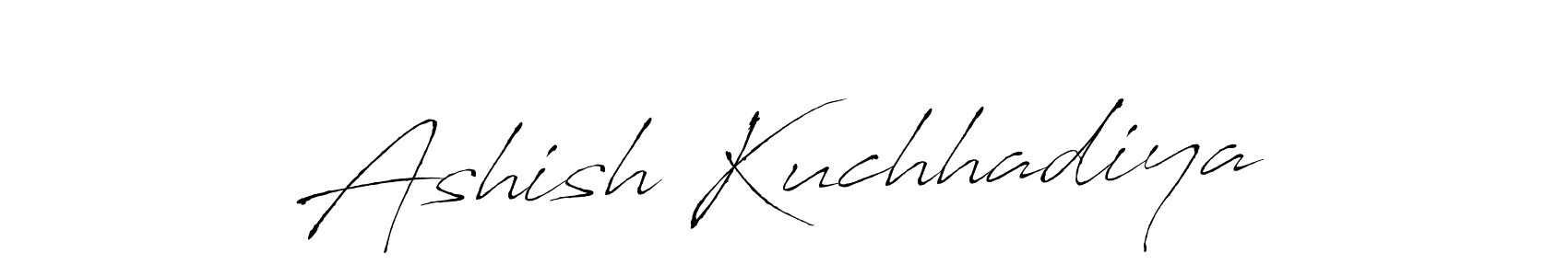 It looks lik you need a new signature style for name Ashish Kuchhadiya. Design unique handwritten (Antro_Vectra) signature with our free signature maker in just a few clicks. Ashish Kuchhadiya signature style 6 images and pictures png