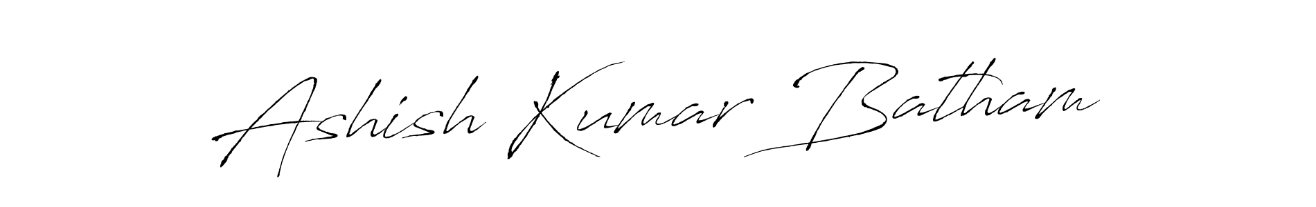 Create a beautiful signature design for name Ashish Kumar Batham. With this signature (Antro_Vectra) fonts, you can make a handwritten signature for free. Ashish Kumar Batham signature style 6 images and pictures png