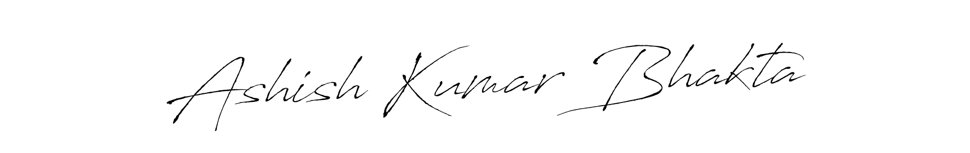Create a beautiful signature design for name Ashish Kumar Bhakta. With this signature (Antro_Vectra) fonts, you can make a handwritten signature for free. Ashish Kumar Bhakta signature style 6 images and pictures png