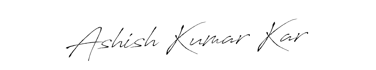 Ashish Kumar Kar stylish signature style. Best Handwritten Sign (Antro_Vectra) for my name. Handwritten Signature Collection Ideas for my name Ashish Kumar Kar. Ashish Kumar Kar signature style 6 images and pictures png