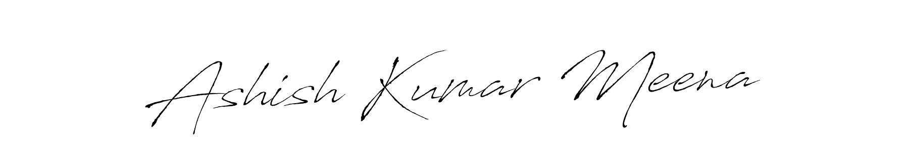 Ashish Kumar Meena stylish signature style. Best Handwritten Sign (Antro_Vectra) for my name. Handwritten Signature Collection Ideas for my name Ashish Kumar Meena. Ashish Kumar Meena signature style 6 images and pictures png