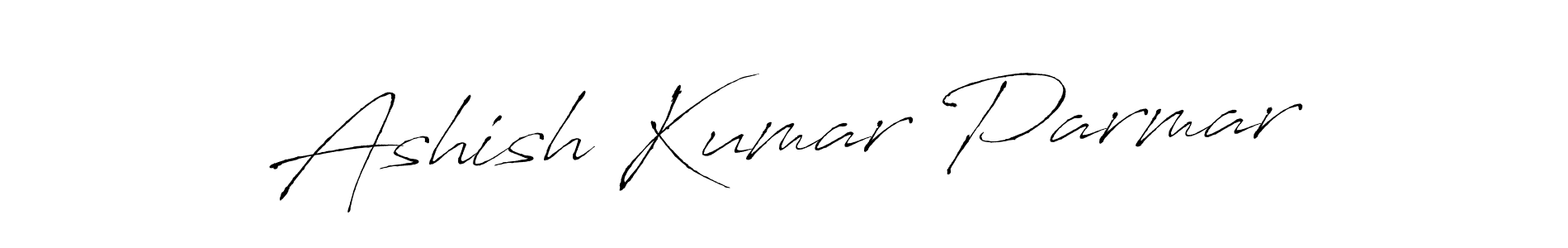 Make a beautiful signature design for name Ashish Kumar Parmar. With this signature (Antro_Vectra) style, you can create a handwritten signature for free. Ashish Kumar Parmar signature style 6 images and pictures png