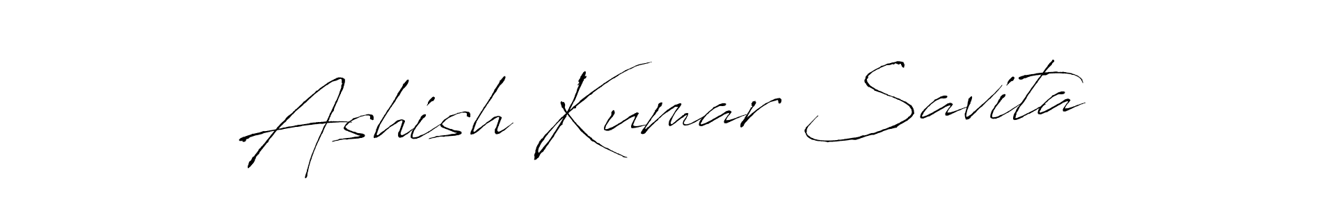 Ashish Kumar Savita stylish signature style. Best Handwritten Sign (Antro_Vectra) for my name. Handwritten Signature Collection Ideas for my name Ashish Kumar Savita. Ashish Kumar Savita signature style 6 images and pictures png