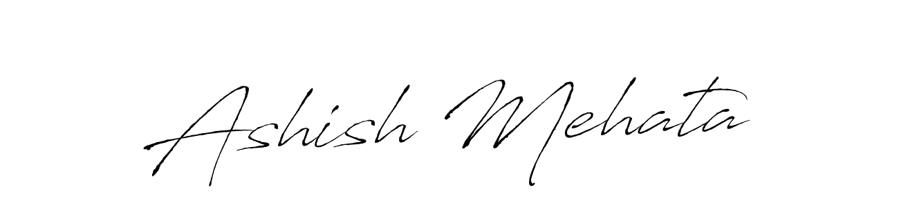 Design your own signature with our free online signature maker. With this signature software, you can create a handwritten (Antro_Vectra) signature for name Ashish Mehata. Ashish Mehata signature style 6 images and pictures png