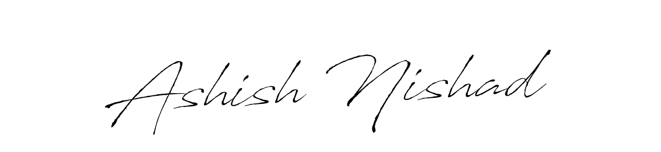 if you are searching for the best signature style for your name Ashish Nishad. so please give up your signature search. here we have designed multiple signature styles  using Antro_Vectra. Ashish Nishad signature style 6 images and pictures png