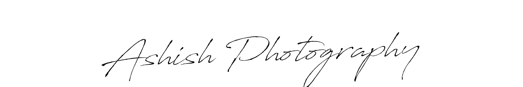 Ashish Photography stylish signature style. Best Handwritten Sign (Antro_Vectra) for my name. Handwritten Signature Collection Ideas for my name Ashish Photography. Ashish Photography signature style 6 images and pictures png