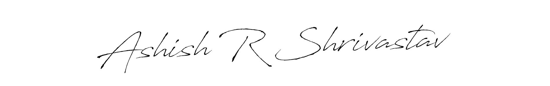 Create a beautiful signature design for name Ashish R Shrivastav. With this signature (Antro_Vectra) fonts, you can make a handwritten signature for free. Ashish R Shrivastav signature style 6 images and pictures png