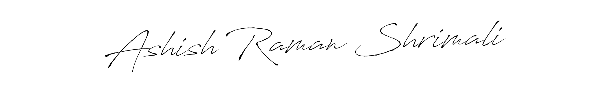 Ashish Raman Shrimali stylish signature style. Best Handwritten Sign (Antro_Vectra) for my name. Handwritten Signature Collection Ideas for my name Ashish Raman Shrimali. Ashish Raman Shrimali signature style 6 images and pictures png