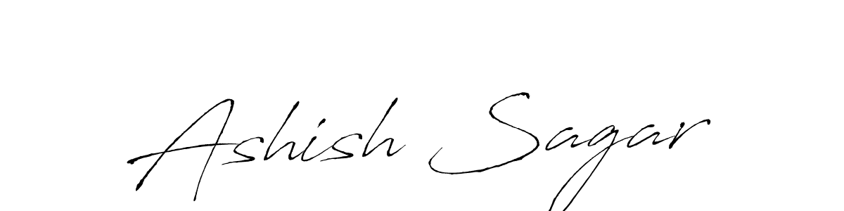 Use a signature maker to create a handwritten signature online. With this signature software, you can design (Antro_Vectra) your own signature for name Ashish Sagar. Ashish Sagar signature style 6 images and pictures png