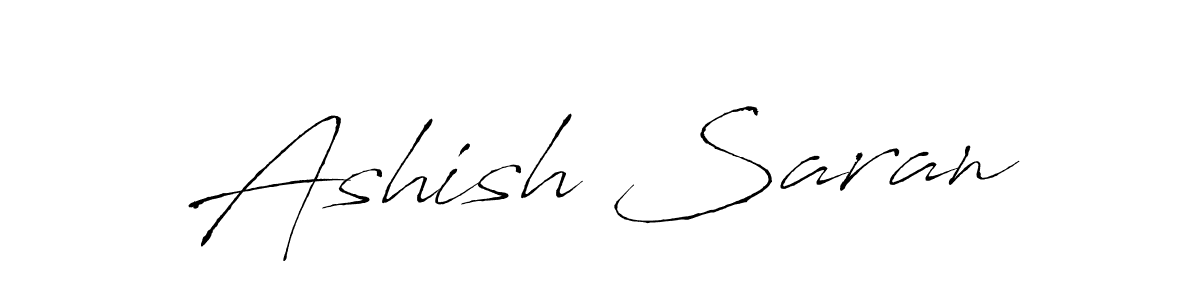 Antro_Vectra is a professional signature style that is perfect for those who want to add a touch of class to their signature. It is also a great choice for those who want to make their signature more unique. Get Ashish Saran name to fancy signature for free. Ashish Saran signature style 6 images and pictures png