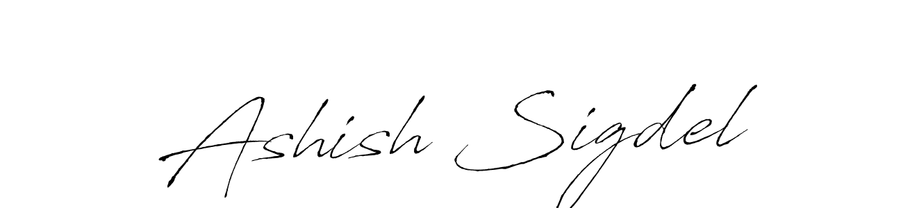 How to make Ashish Sigdel signature? Antro_Vectra is a professional autograph style. Create handwritten signature for Ashish Sigdel name. Ashish Sigdel signature style 6 images and pictures png
