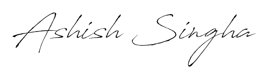 Try this chic Ashish Singha handwritten sign style. Using Antro_Vectra font elements, it gives your name a sleek, memorable identity. Ashish Singha signature style 6 images and pictures png