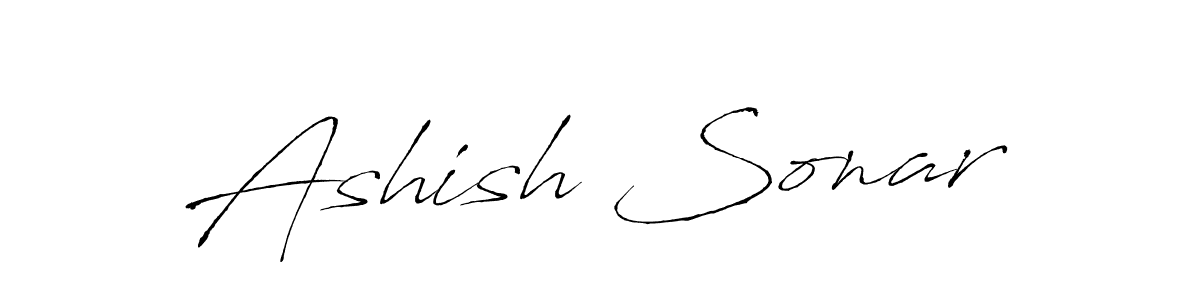 How to make Ashish Sonar signature? Antro_Vectra is a professional autograph style. Create handwritten signature for Ashish Sonar name. Ashish Sonar signature style 6 images and pictures png