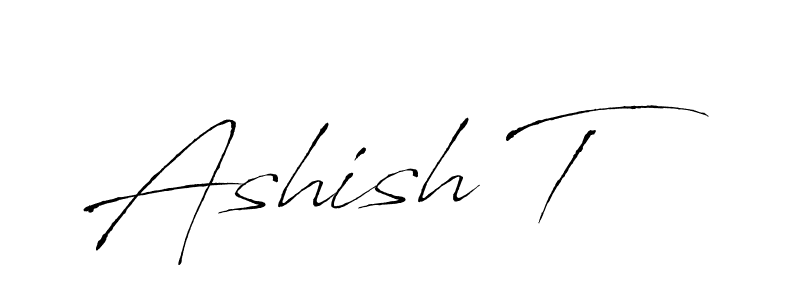 Here are the top 10 professional signature styles for the name Ashish T. These are the best autograph styles you can use for your name. Ashish T signature style 6 images and pictures png