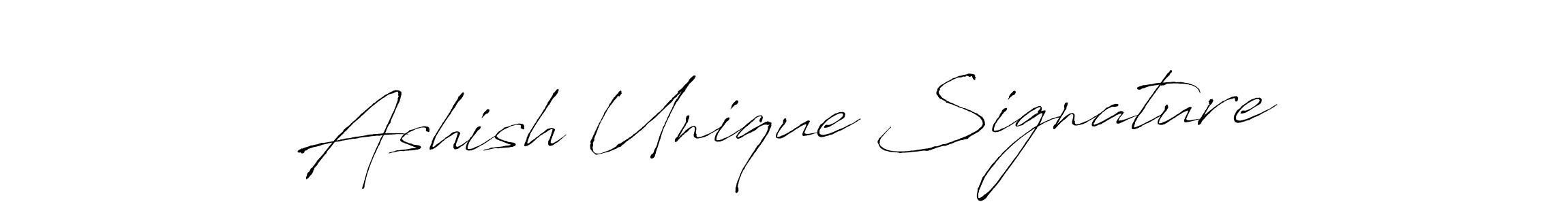 Make a beautiful signature design for name Ashish Unique Signature. With this signature (Antro_Vectra) style, you can create a handwritten signature for free. Ashish Unique Signature signature style 6 images and pictures png
