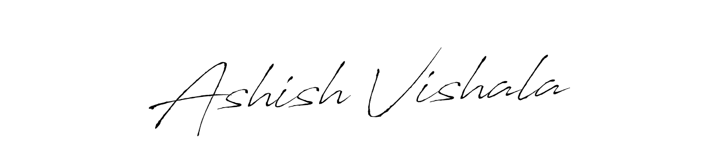 Also we have Ashish Vishala name is the best signature style. Create professional handwritten signature collection using Antro_Vectra autograph style. Ashish Vishala signature style 6 images and pictures png