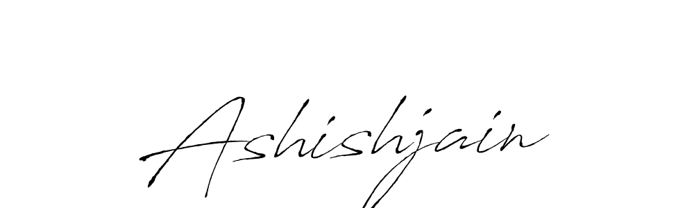 Make a beautiful signature design for name Ashishjain. With this signature (Antro_Vectra) style, you can create a handwritten signature for free. Ashishjain signature style 6 images and pictures png