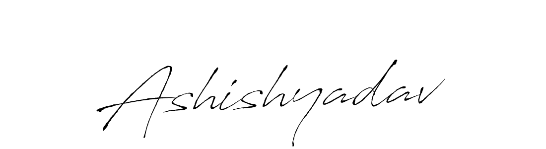 Design your own signature with our free online signature maker. With this signature software, you can create a handwritten (Antro_Vectra) signature for name Ashishyadav. Ashishyadav signature style 6 images and pictures png