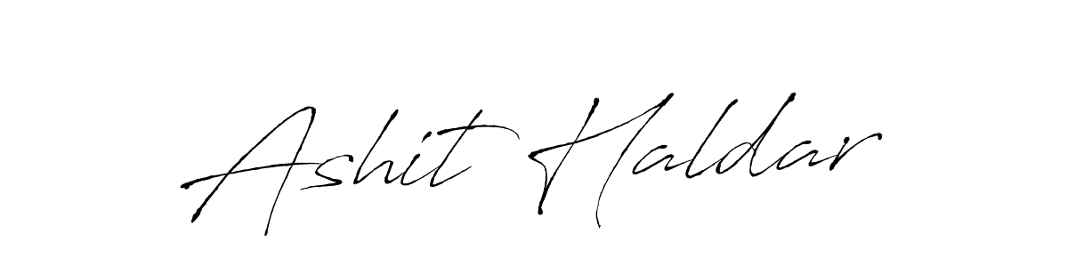 Make a beautiful signature design for name Ashit Haldar. With this signature (Antro_Vectra) style, you can create a handwritten signature for free. Ashit Haldar signature style 6 images and pictures png