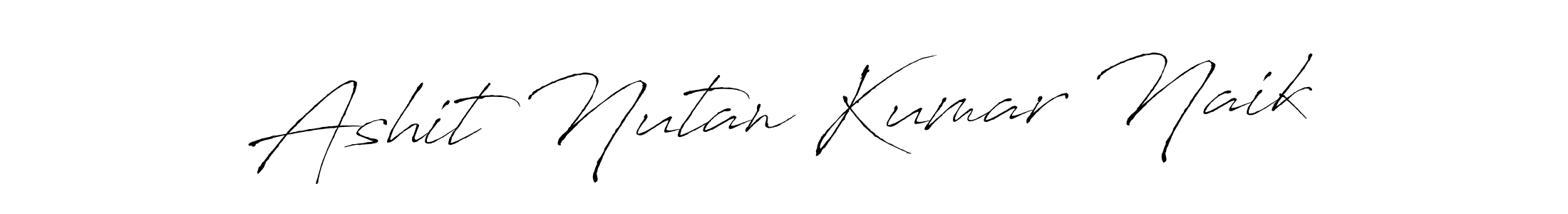 The best way (Antro_Vectra) to make a short signature is to pick only two or three words in your name. The name Ashit Nutan Kumar Naik include a total of six letters. For converting this name. Ashit Nutan Kumar Naik signature style 6 images and pictures png