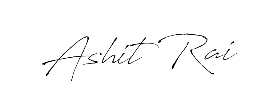 Make a beautiful signature design for name Ashit Rai. With this signature (Antro_Vectra) style, you can create a handwritten signature for free. Ashit Rai signature style 6 images and pictures png