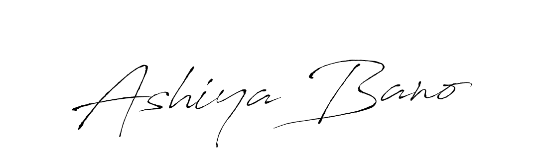 How to make Ashiya Bano name signature. Use Antro_Vectra style for creating short signs online. This is the latest handwritten sign. Ashiya Bano signature style 6 images and pictures png