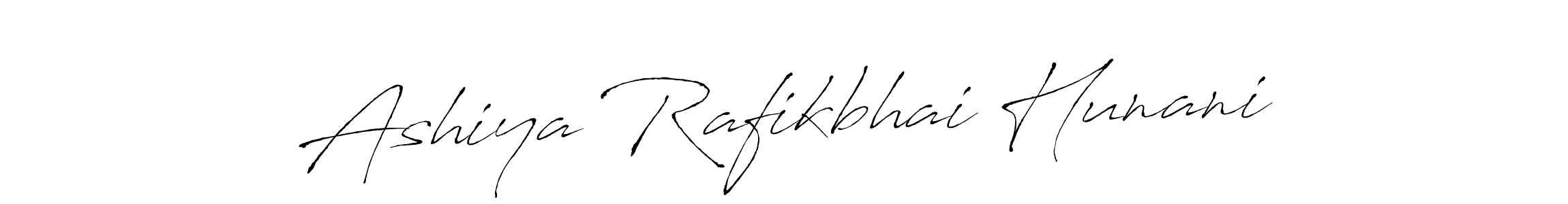 Make a beautiful signature design for name Ashiya Rafikbhai Hunani. Use this online signature maker to create a handwritten signature for free. Ashiya Rafikbhai Hunani signature style 6 images and pictures png