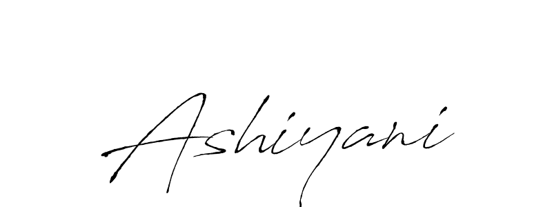 Make a beautiful signature design for name Ashiyani. With this signature (Antro_Vectra) style, you can create a handwritten signature for free. Ashiyani signature style 6 images and pictures png