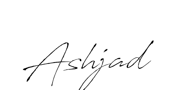 Ashjad stylish signature style. Best Handwritten Sign (Antro_Vectra) for my name. Handwritten Signature Collection Ideas for my name Ashjad. Ashjad signature style 6 images and pictures png