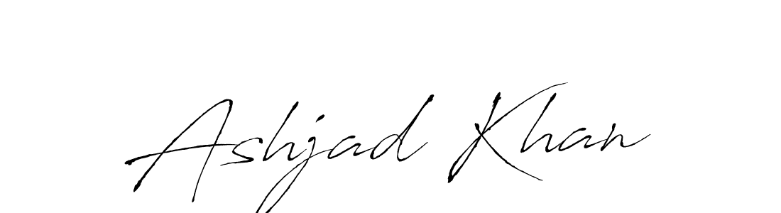 How to make Ashjad Khan signature? Antro_Vectra is a professional autograph style. Create handwritten signature for Ashjad Khan name. Ashjad Khan signature style 6 images and pictures png