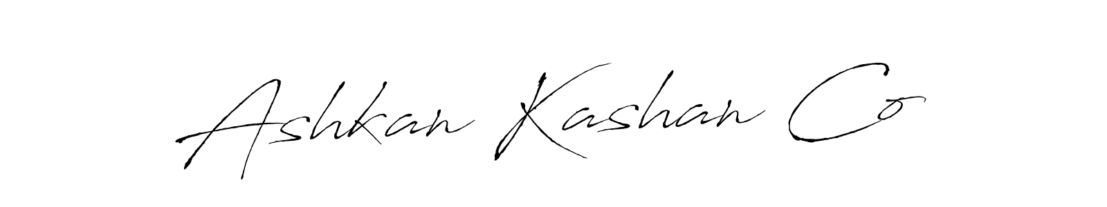 How to make Ashkan Kashan Co signature? Antro_Vectra is a professional autograph style. Create handwritten signature for Ashkan Kashan Co name. Ashkan Kashan Co signature style 6 images and pictures png