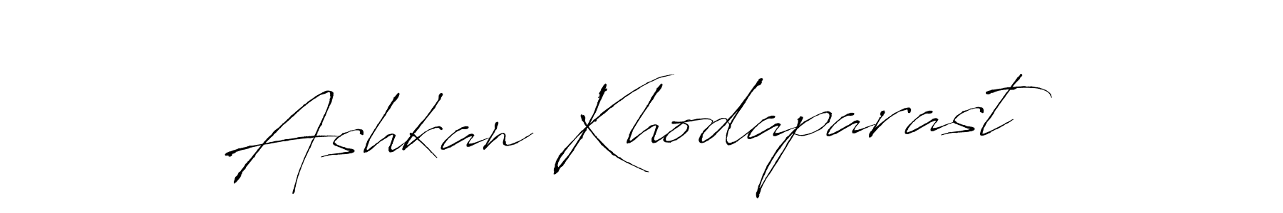 How to make Ashkan Khodaparast name signature. Use Antro_Vectra style for creating short signs online. This is the latest handwritten sign. Ashkan Khodaparast signature style 6 images and pictures png
