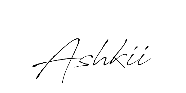 The best way (Antro_Vectra) to make a short signature is to pick only two or three words in your name. The name Ashkii include a total of six letters. For converting this name. Ashkii signature style 6 images and pictures png