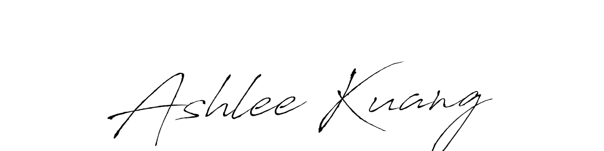 Ashlee Kuang stylish signature style. Best Handwritten Sign (Antro_Vectra) for my name. Handwritten Signature Collection Ideas for my name Ashlee Kuang. Ashlee Kuang signature style 6 images and pictures png