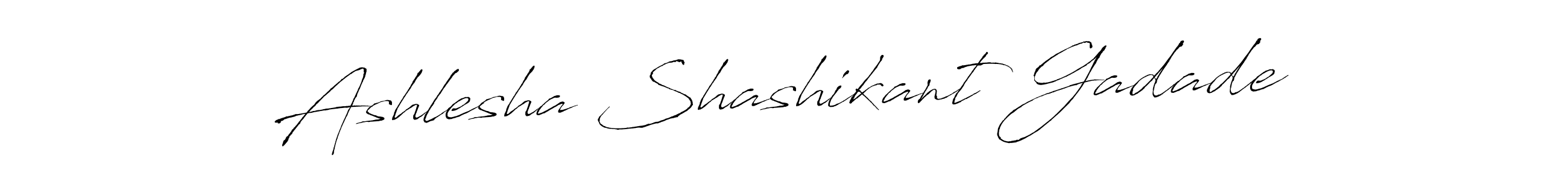 Design your own signature with our free online signature maker. With this signature software, you can create a handwritten (Antro_Vectra) signature for name Ashlesha Shashikant Gadade. Ashlesha Shashikant Gadade signature style 6 images and pictures png