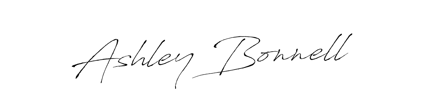 How to make Ashley Bonnell name signature. Use Antro_Vectra style for creating short signs online. This is the latest handwritten sign. Ashley Bonnell signature style 6 images and pictures png