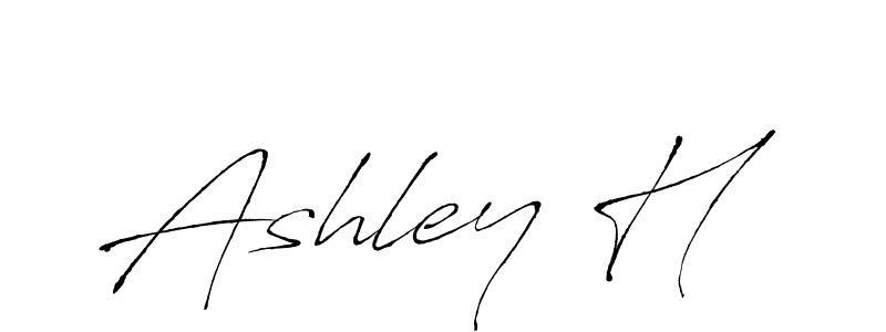 You should practise on your own different ways (Antro_Vectra) to write your name (Ashley H) in signature. don't let someone else do it for you. Ashley H signature style 6 images and pictures png