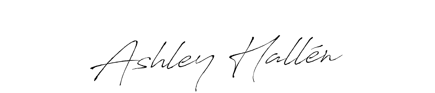 You should practise on your own different ways (Antro_Vectra) to write your name (Ashley Hallén) in signature. don't let someone else do it for you. Ashley Hallén signature style 6 images and pictures png