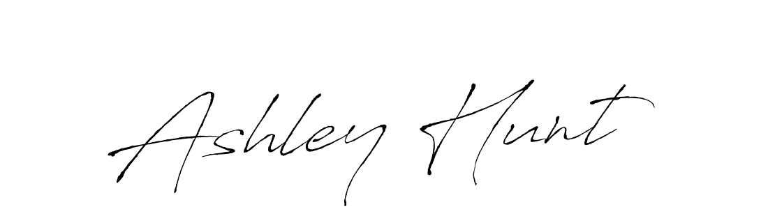 Ashley Hunt stylish signature style. Best Handwritten Sign (Antro_Vectra) for my name. Handwritten Signature Collection Ideas for my name Ashley Hunt. Ashley Hunt signature style 6 images and pictures png