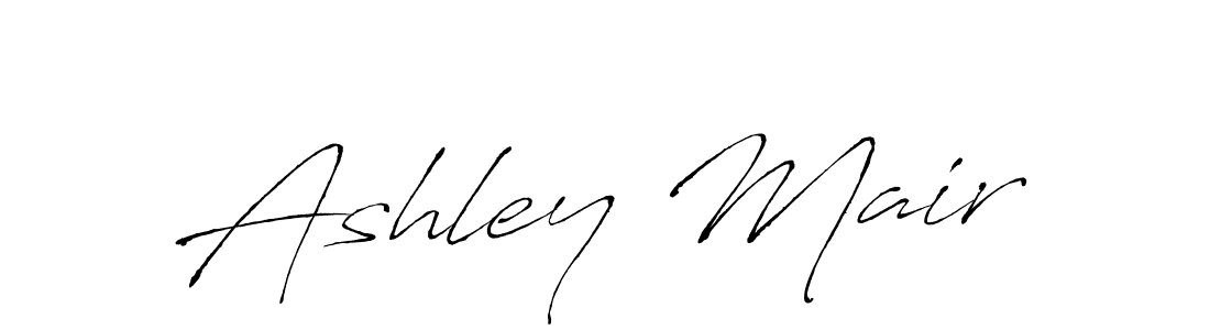 Use a signature maker to create a handwritten signature online. With this signature software, you can design (Antro_Vectra) your own signature for name Ashley Mair. Ashley Mair signature style 6 images and pictures png