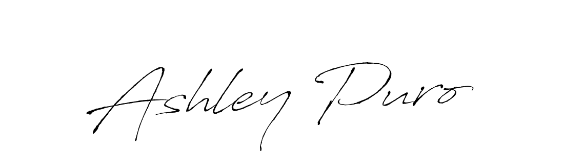 Also we have Ashley Puro name is the best signature style. Create professional handwritten signature collection using Antro_Vectra autograph style. Ashley Puro signature style 6 images and pictures png